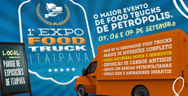 Parque de Itaipava vai abrigar o 1ª Expo Food Truck neste final de semana