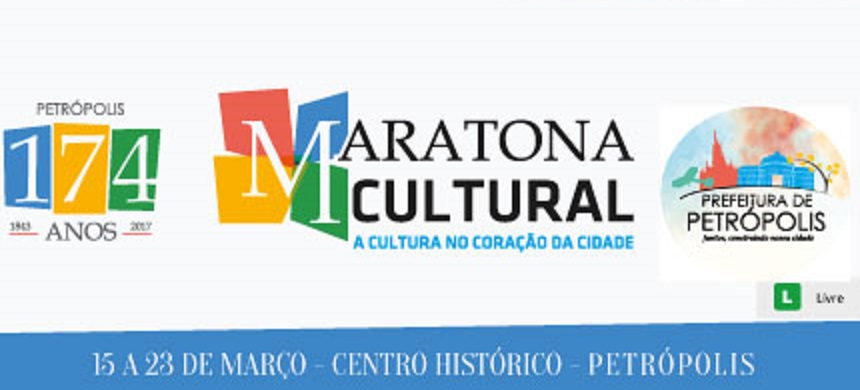 “Maratona Cultural” abre as comemorações dos 174 anos de Petrópolis
