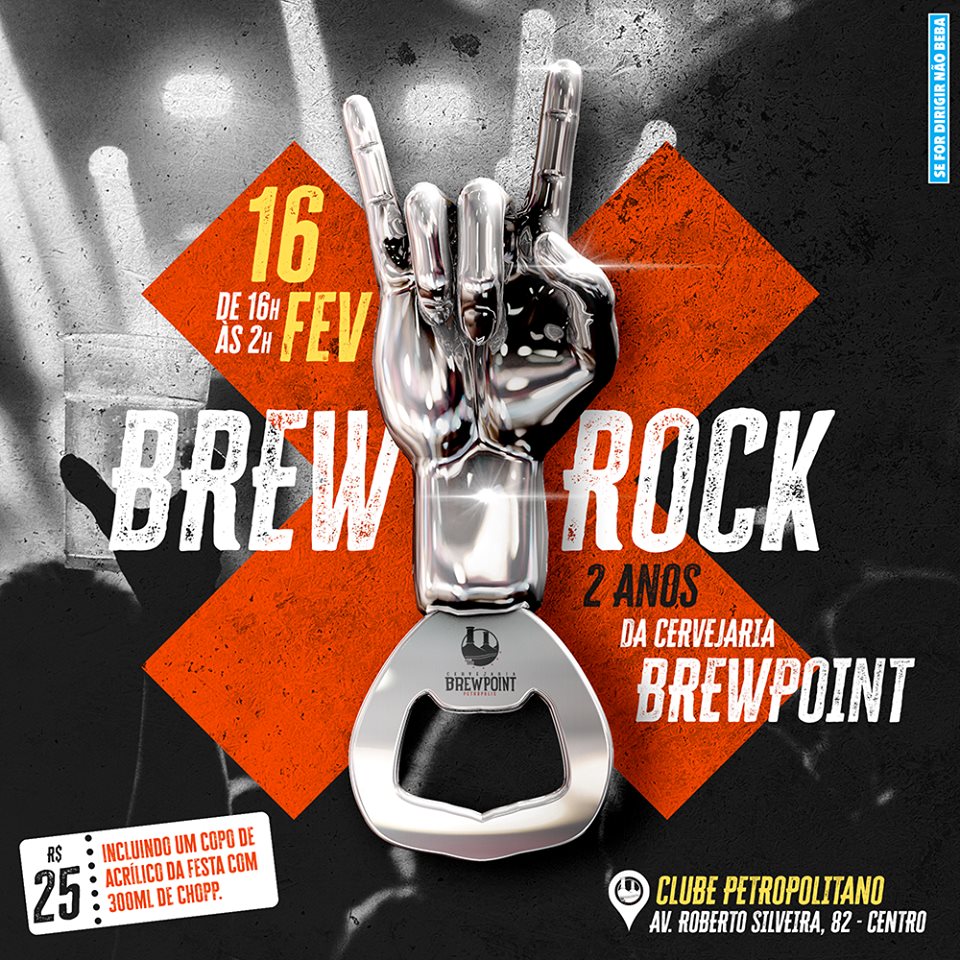 Cervejaria Brewpoint vai comemorar dois anos de sucesso com o BREWROCK