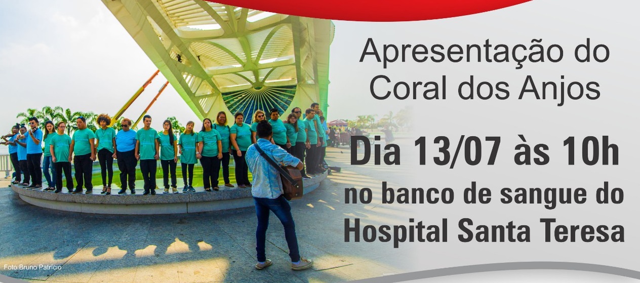 Coral dos Anjos fará apresentação em Banco de Sangue de Petrópolis