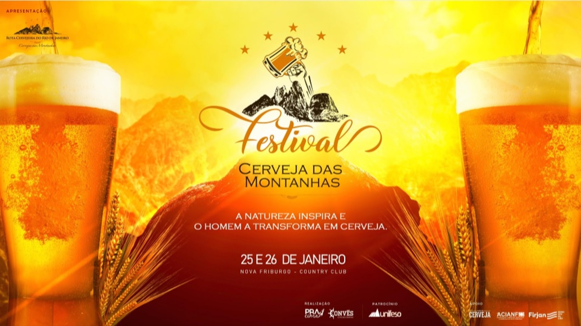 Rota Cervejeira RJ promove seu primeiro festival em Nova Friburgo