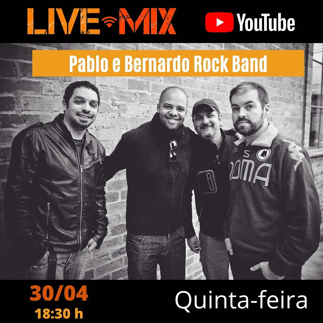 Pablo e Bernardo Rock Band faz live no Youtube para a alegria dos fãs da serra