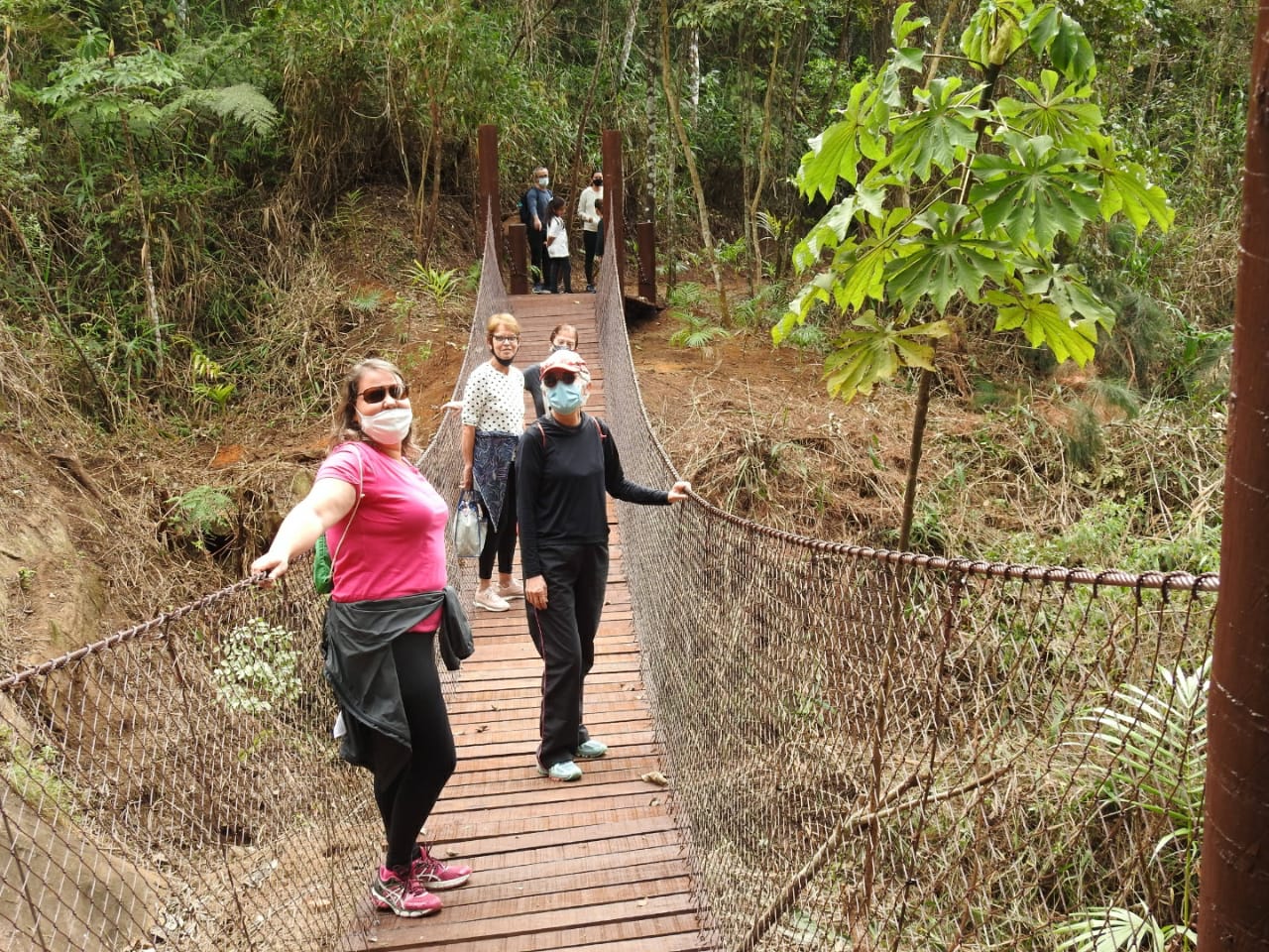 Mova trilha e ponte suspensa são abertas no Parque Municipal de Teresópolis