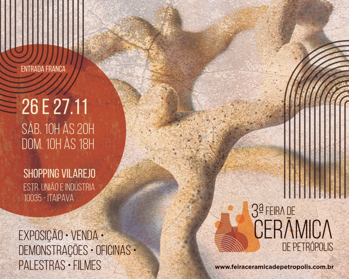 Itaipava vai receber a  3ª edição da Feira de Cerâmica de Petrópolis