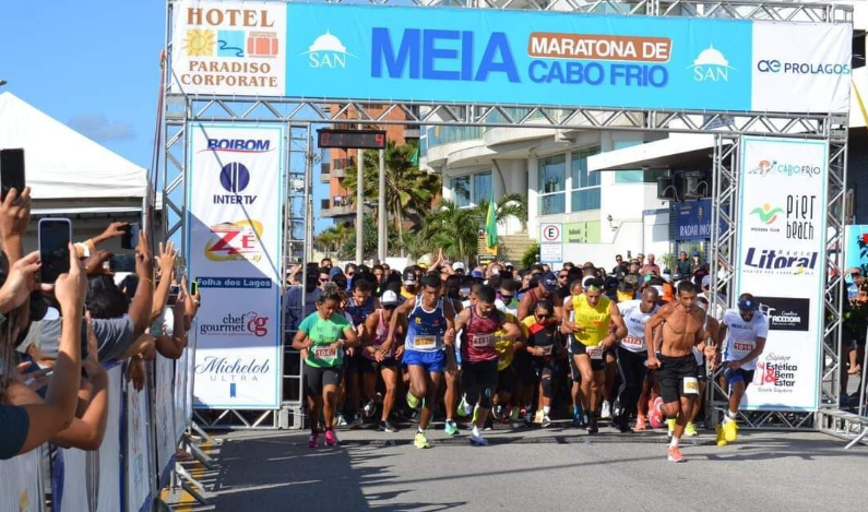 Meia Maratona de Cabo Frio acontece dia 5 de novembro e promete atrair esportistas